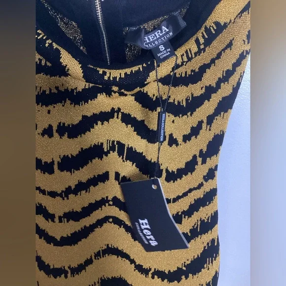 Stylish Black and Gold Jumpsuit S - Picture 12 of 13